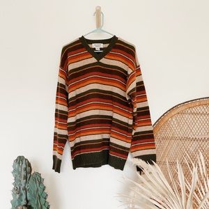 Heather Tweed Wool Sweater